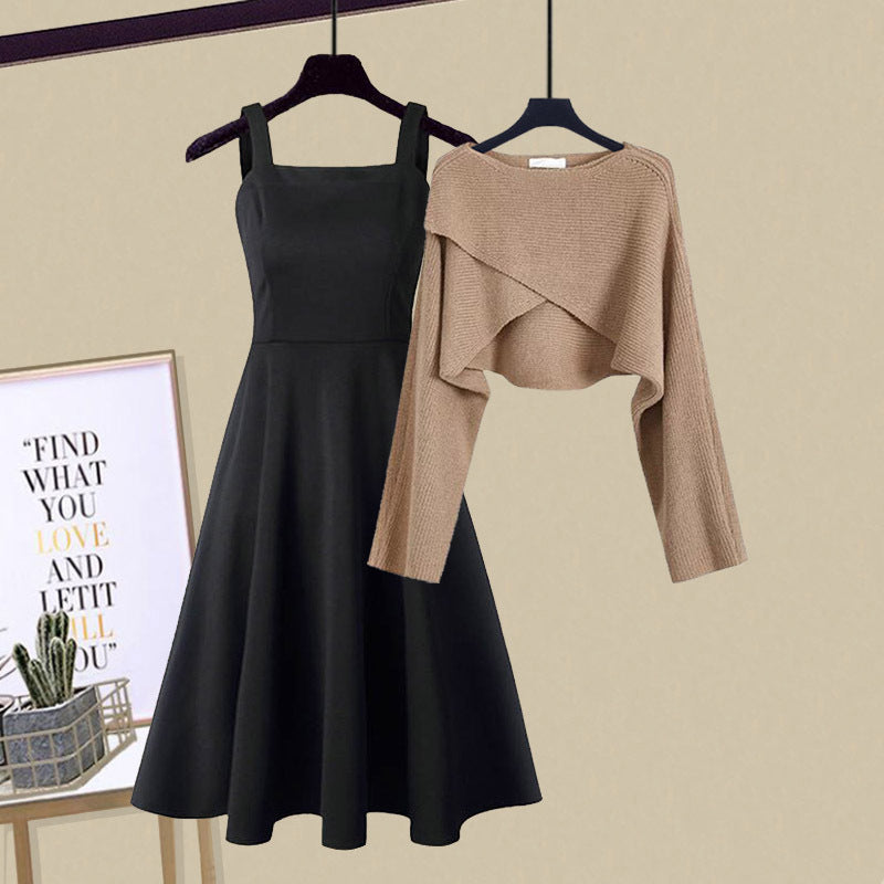 Amélia– Elegantes Strickkleid-Set