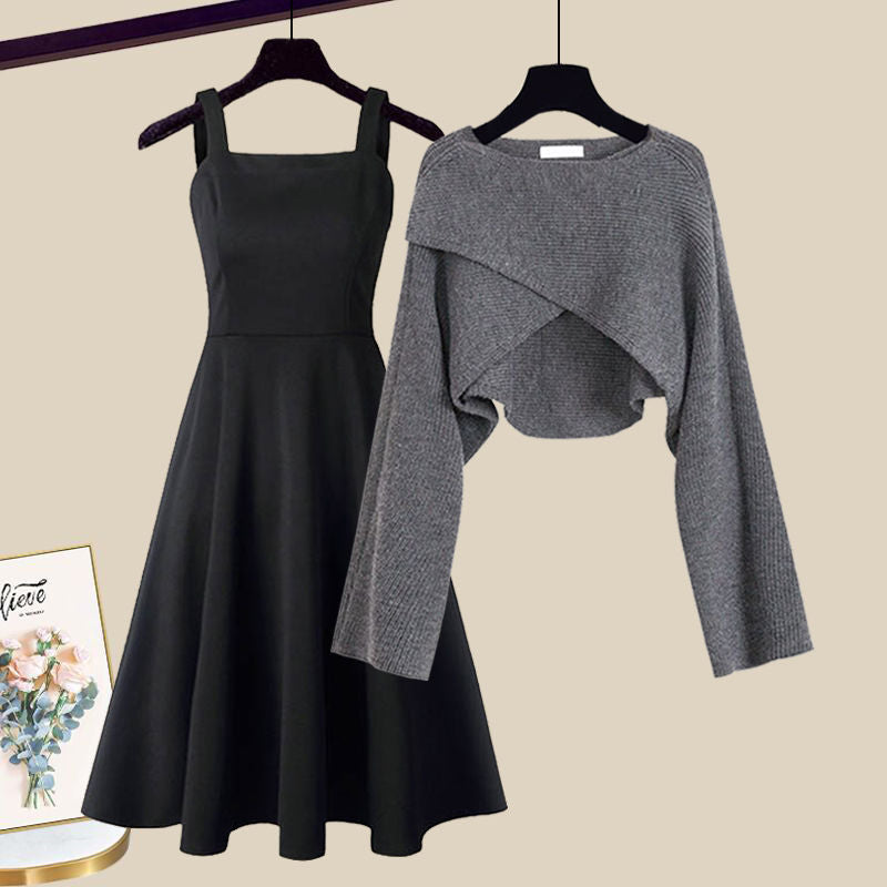 Amélia– Elegantes Strickkleid-Set