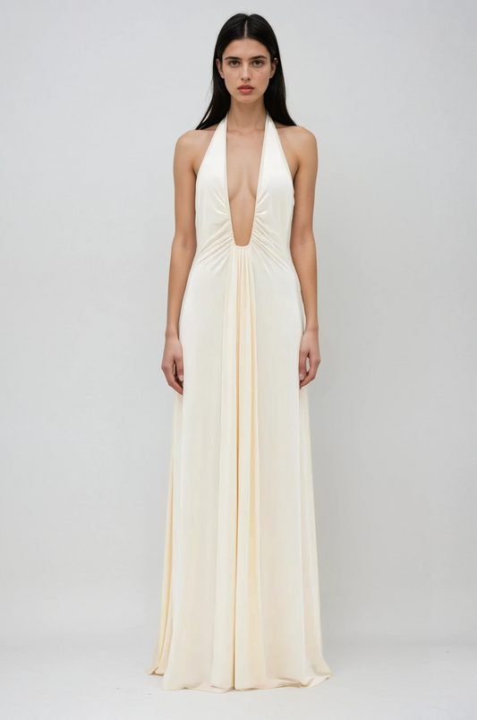 ALTHEA – Cupro-Maxikleid